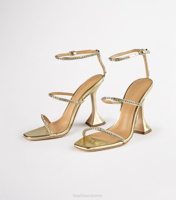Bling Heels| de Tony Bianco Frauen Skye-Heels Gold-Nappa-Metallic 4624312